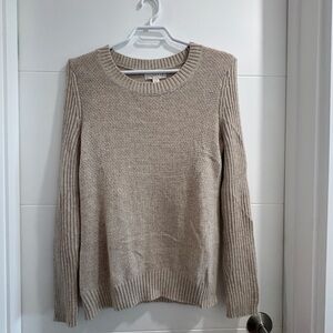 Kenar Women's Cream Crew Neck Sweater